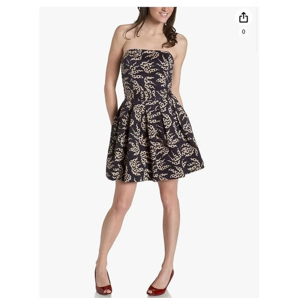 French Connection Women's Cactus Jane Fit & Flare Mini Dress Size 2 - Picture 1 of 6